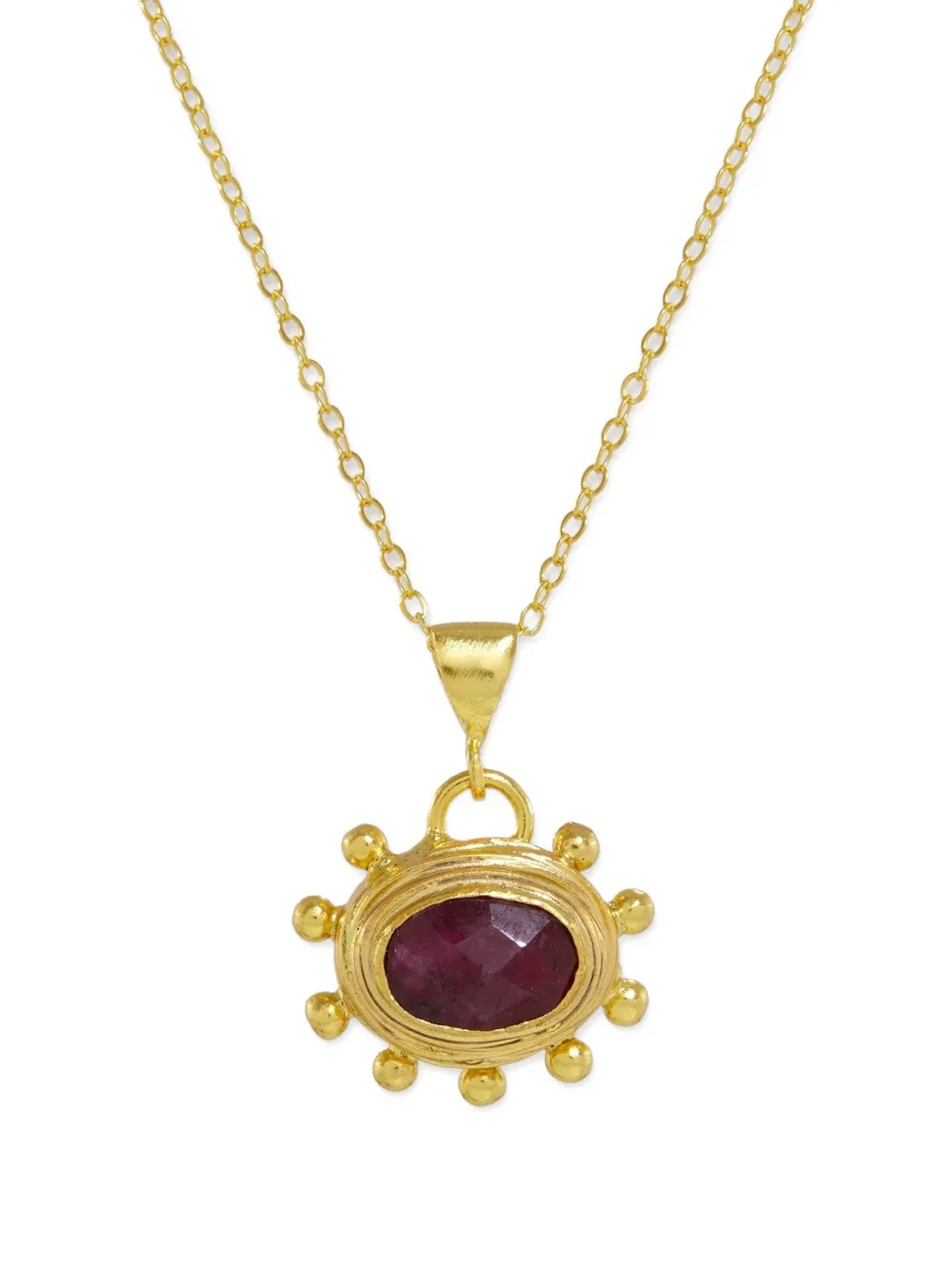 Ottoman Hands Anello Zand con rubino - Oro