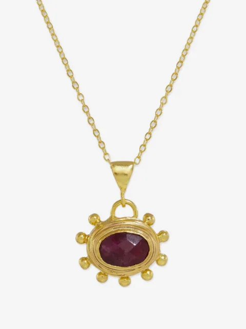 Ottoman Hands collar Zand Ruby