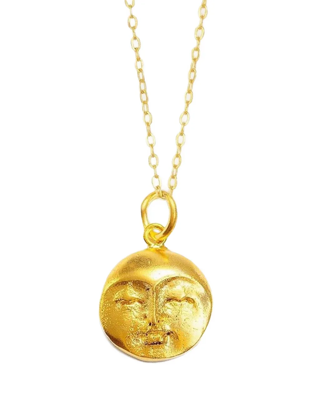 Ottoman Hands Collana con pendente luna - Oro