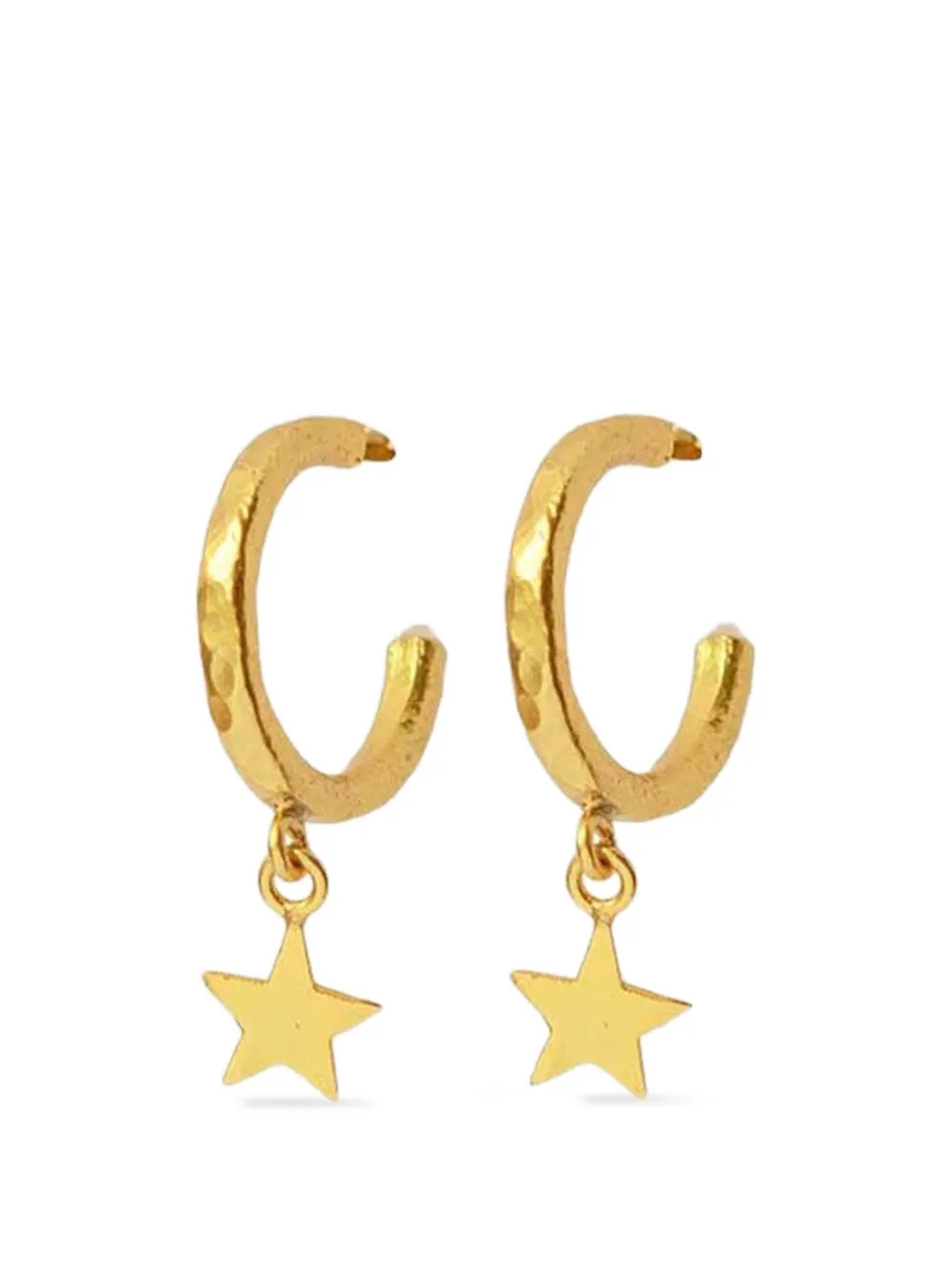 Ottoman Hands Creolen mit Anhänger - Gold