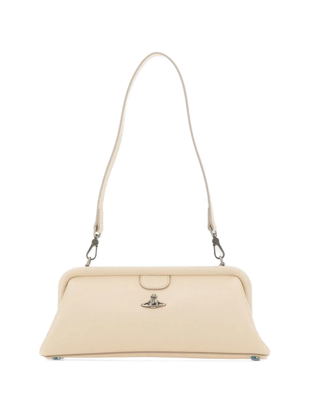 Vivienne Westwood Jane Frame Orb shoulder bag - Neutrals