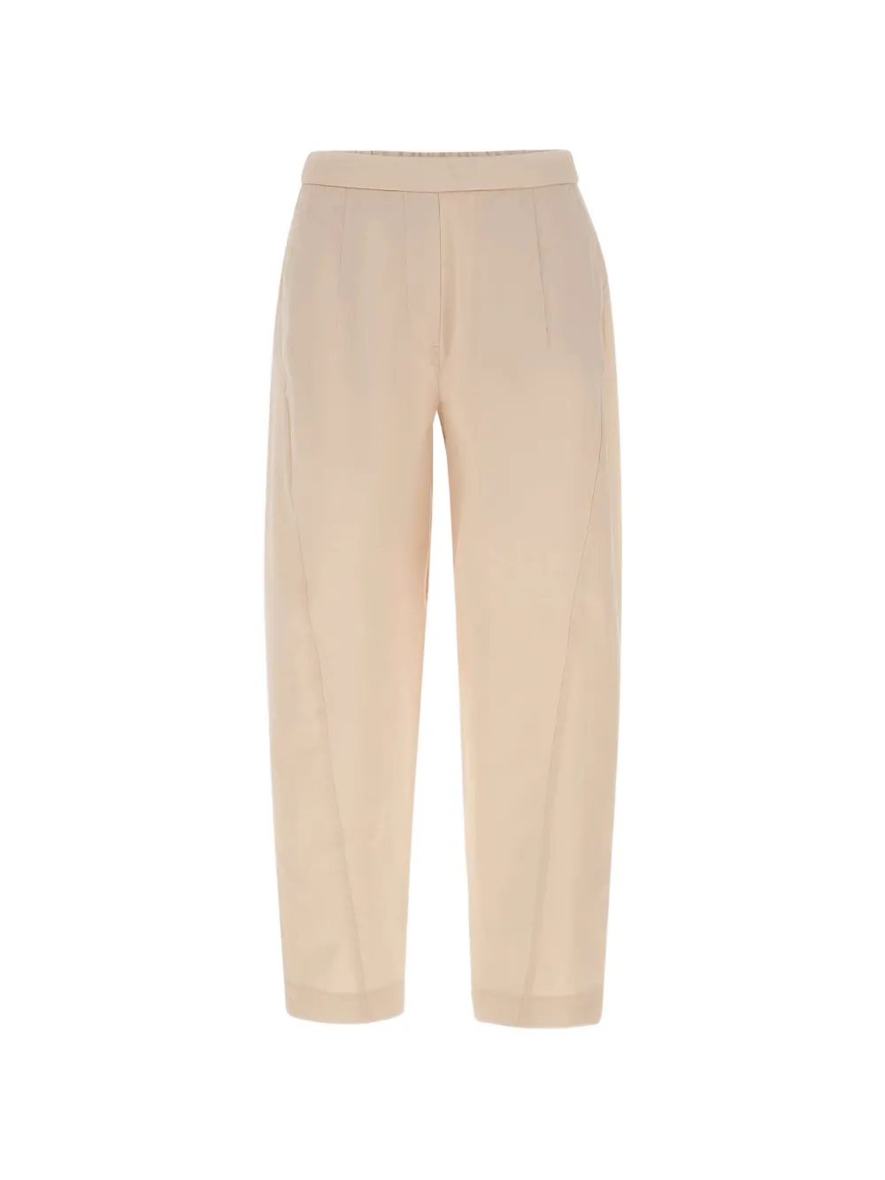 ELENA MIRO` high-rise tapered trousers - Toni neutri
