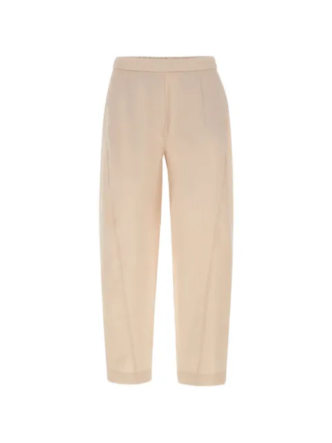 ELENA MIRO` high-rise tapered trousers