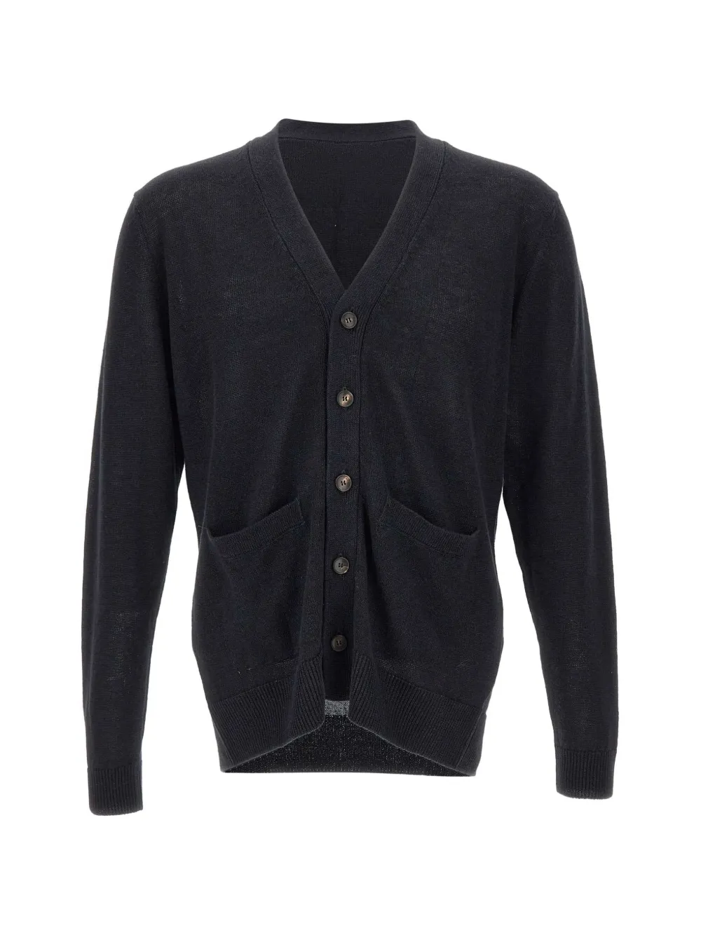 Filippo De Laurentiis V-neck button-up cardigan - Grigio