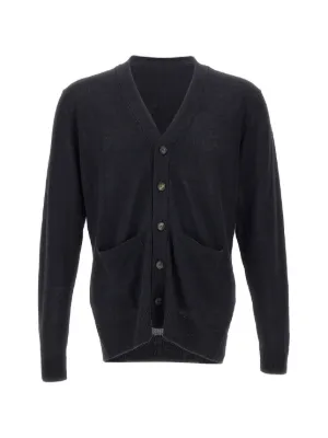 Filippo De Laurentiis Knitted Cardigan | Blue | FARFETCH
