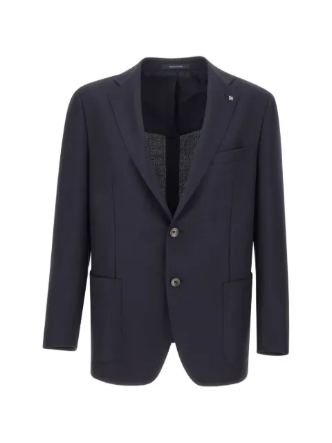 Tagliatore micro-herringbone pattern blazer