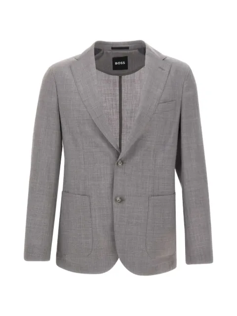 BOSS slim-fit virgin wool blazer