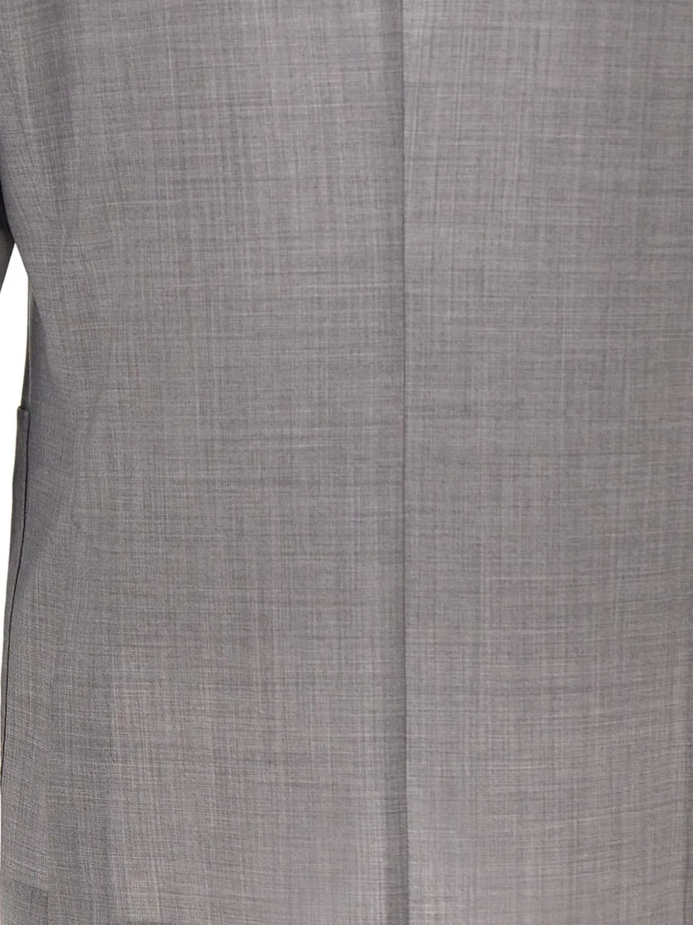 BOSS Slim-fit scheerwol blazer Grijs