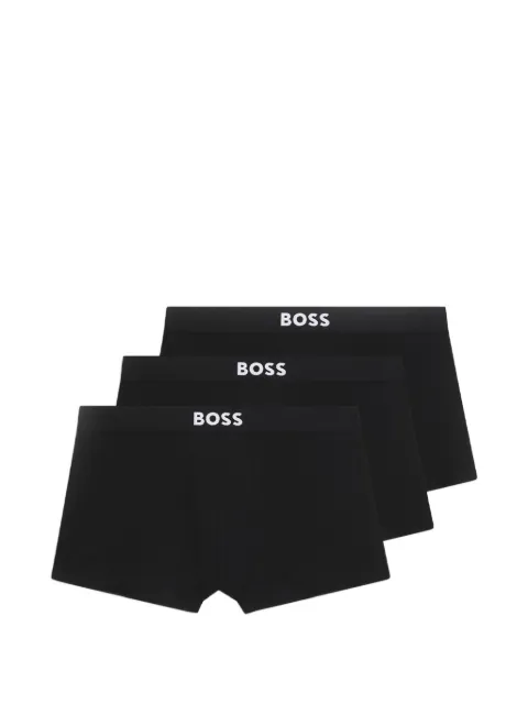 BOSS logo-waistband boxer briefs (set of three)