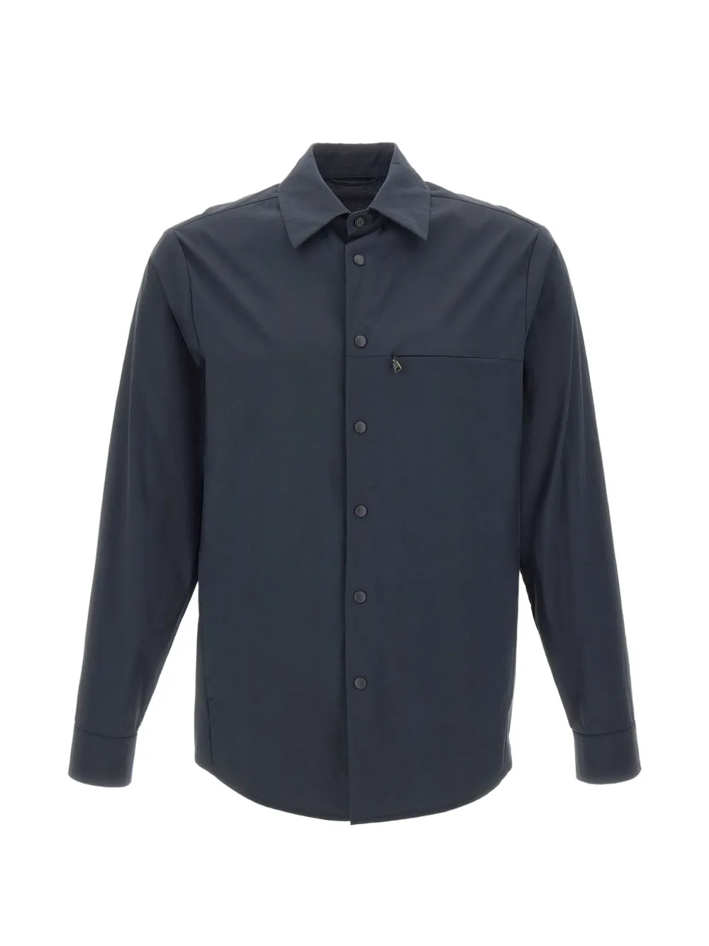 ASPESI snap-button chest-pocket shirt - Blu