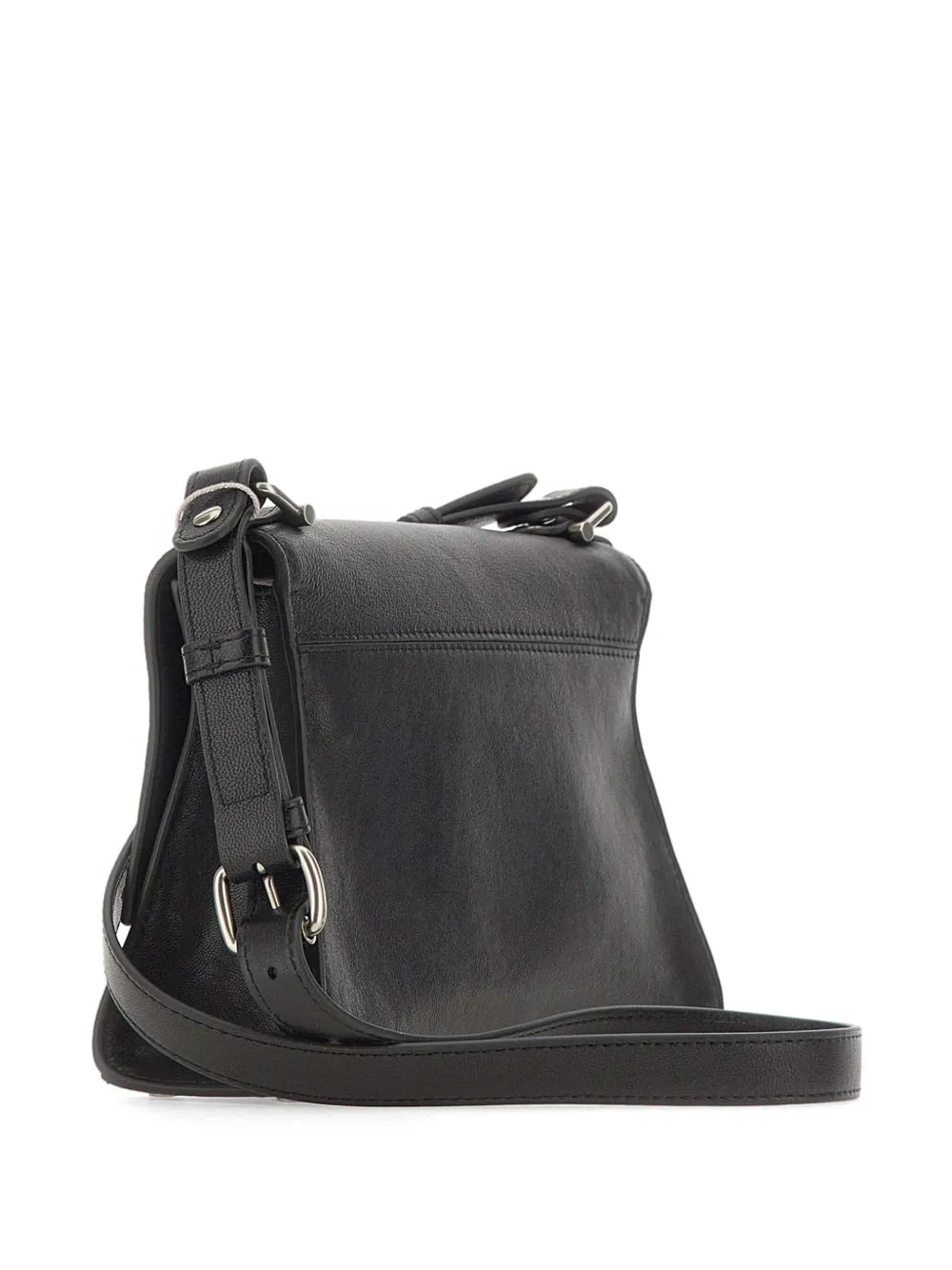 Vivienne Westwood Small Bianca Leather Cross Body Bag | Black