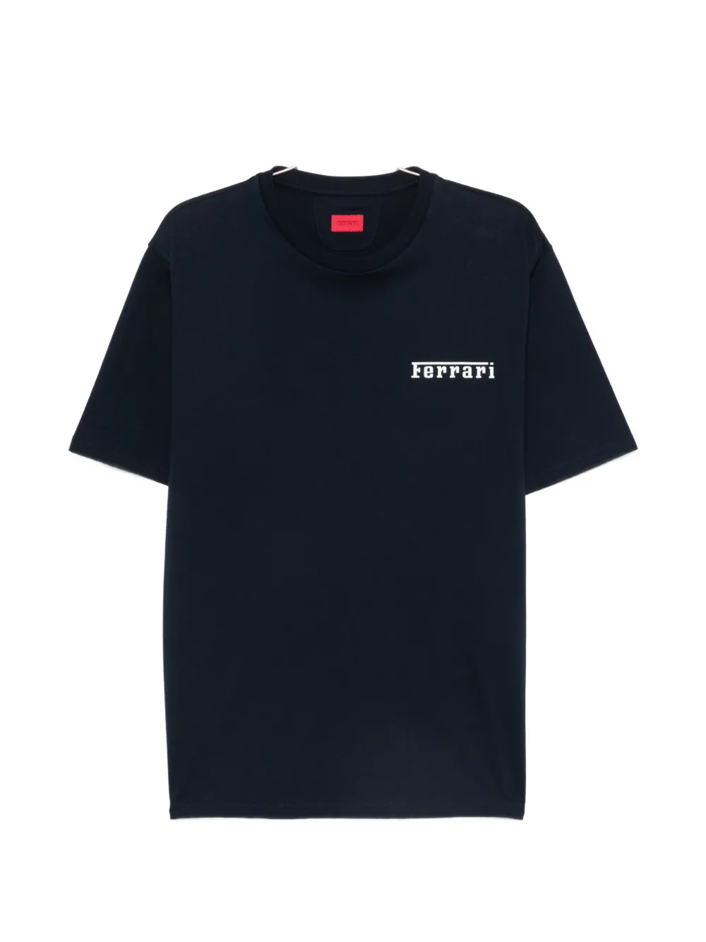 Ferrari logo-print T-shirt - Blau