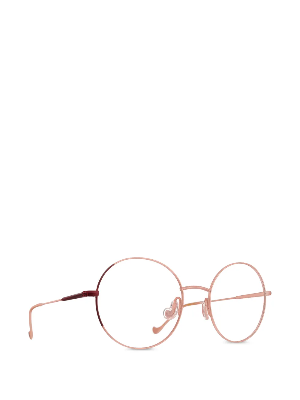 Caroline Abram Venusia round-frame glasses - Rosa