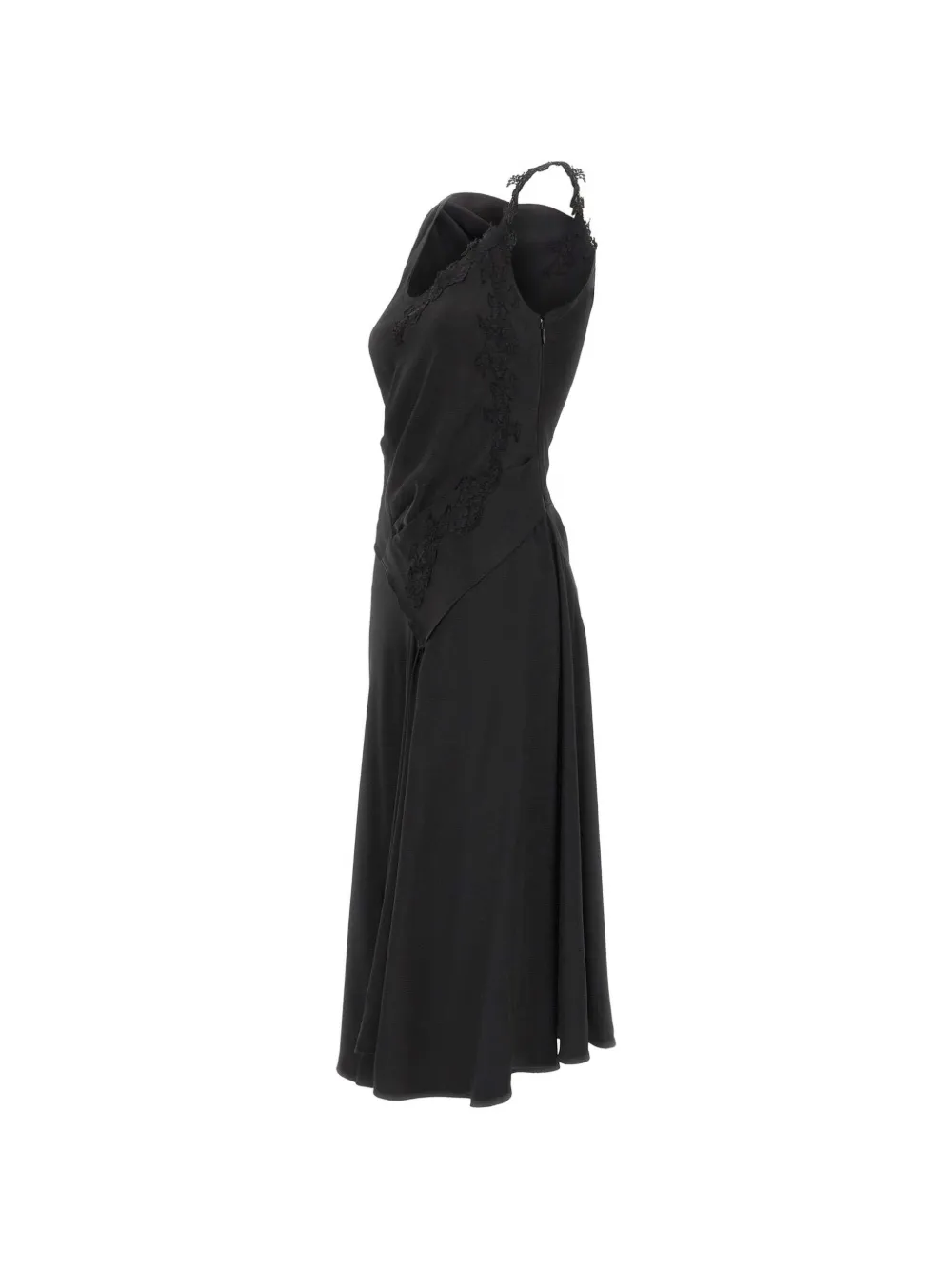 Victoria Beckham Asymmetrische jurk Zwart