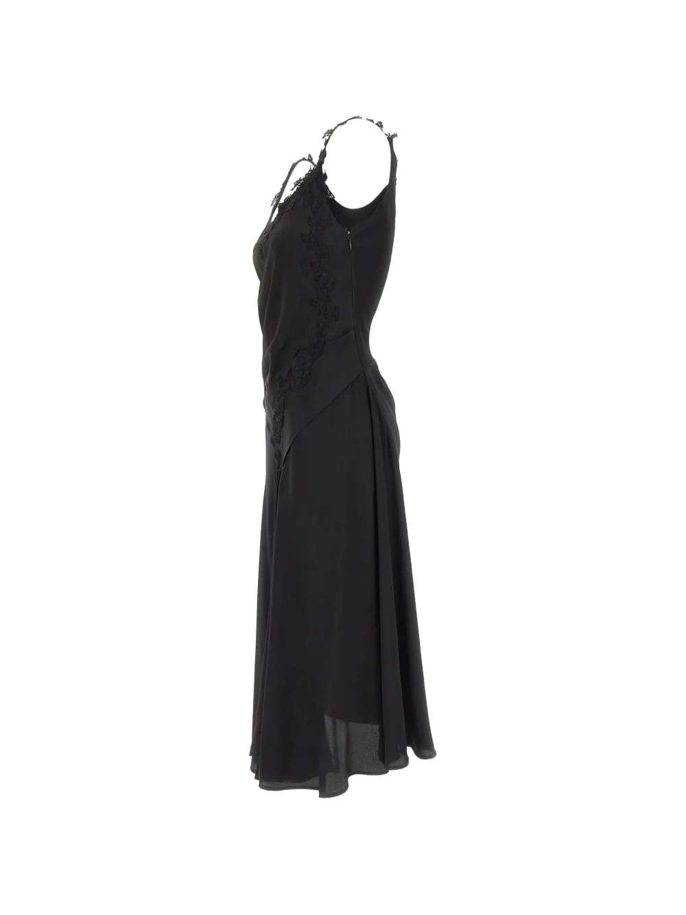 Victoria Beckham Asymmetrische jurk Zwart