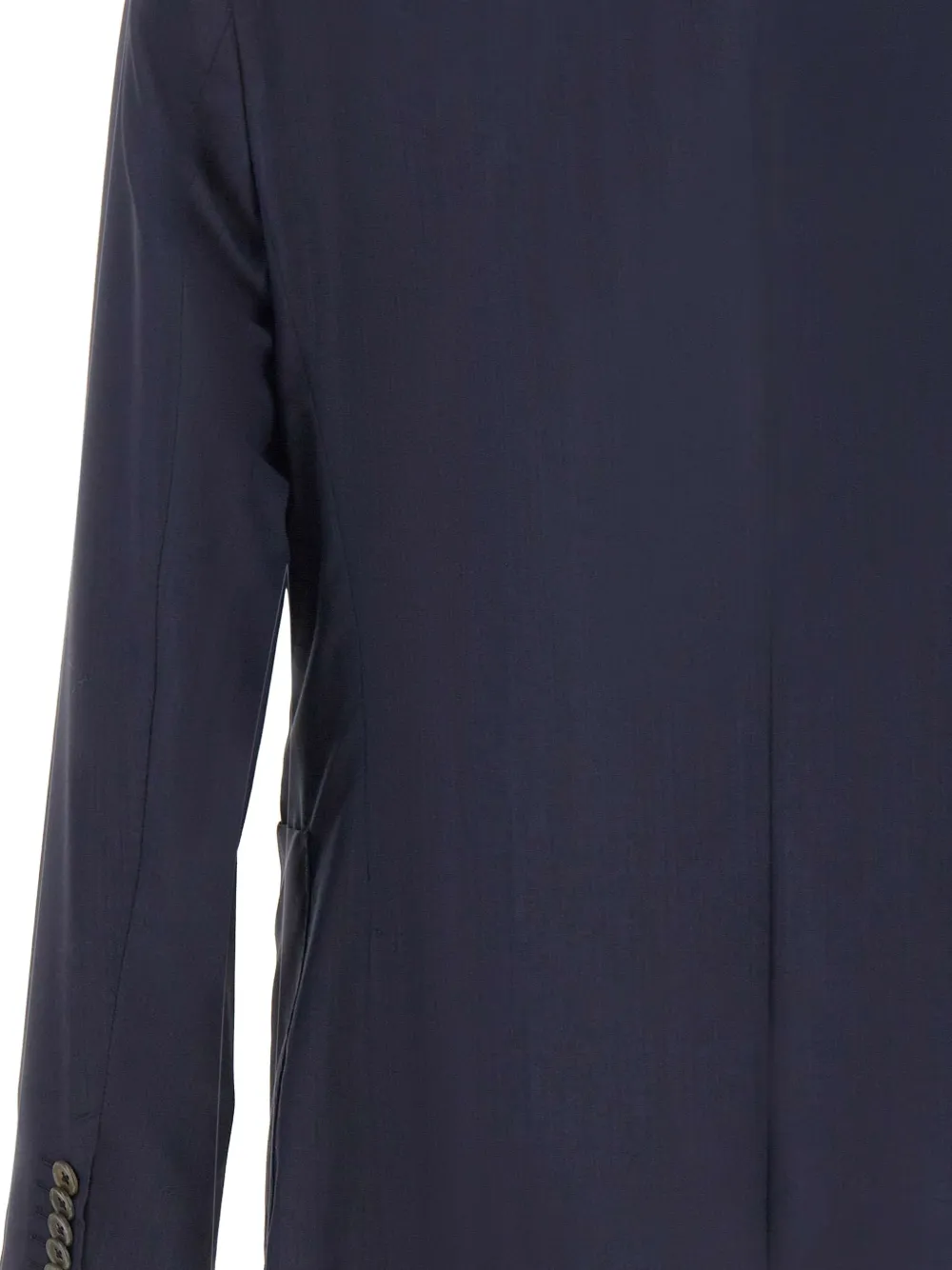 BOSS Seersucker blazer met enkele rij knopen Blauw