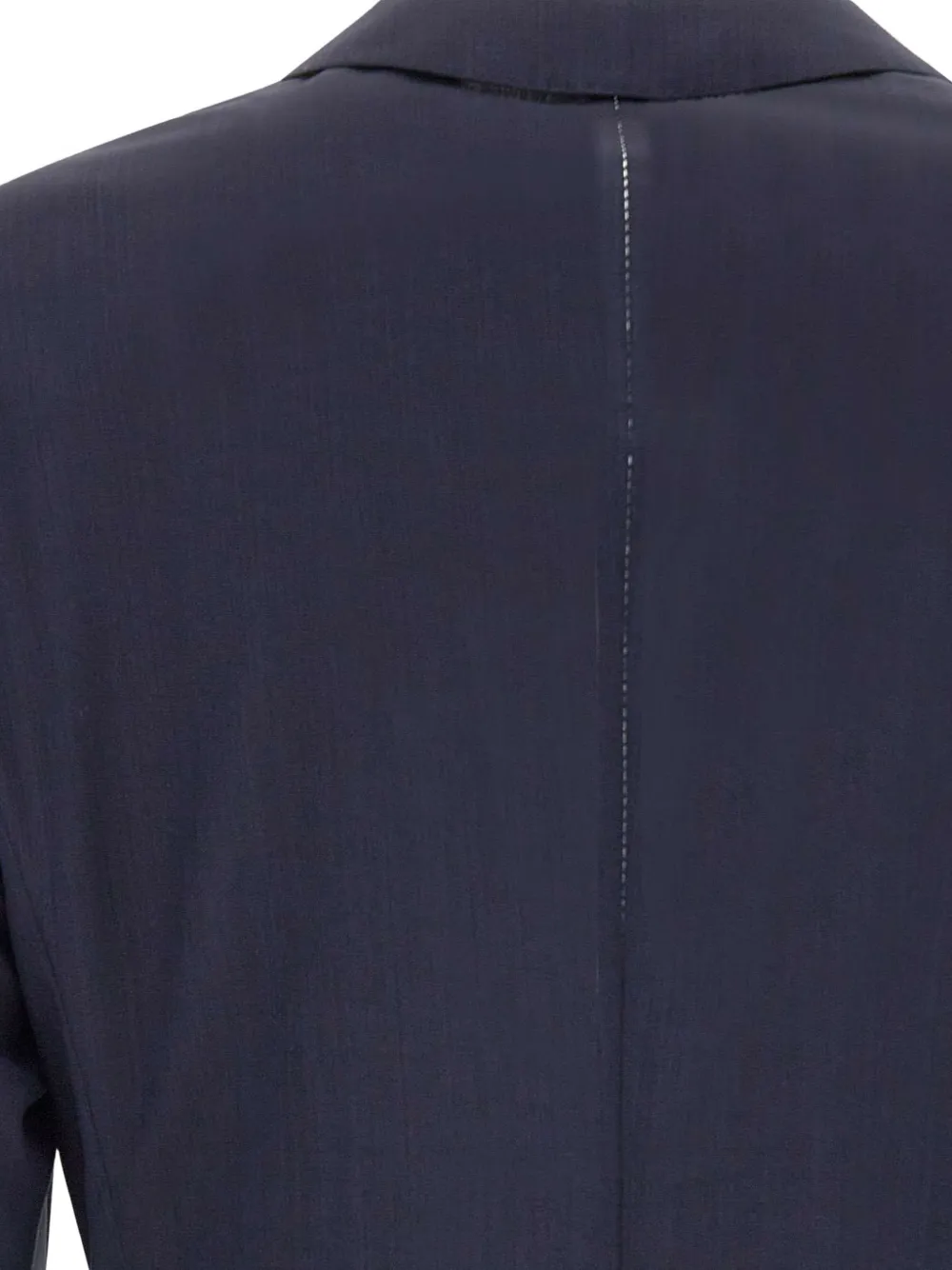BOSS Seersucker blazer met enkele rij knopen Blauw