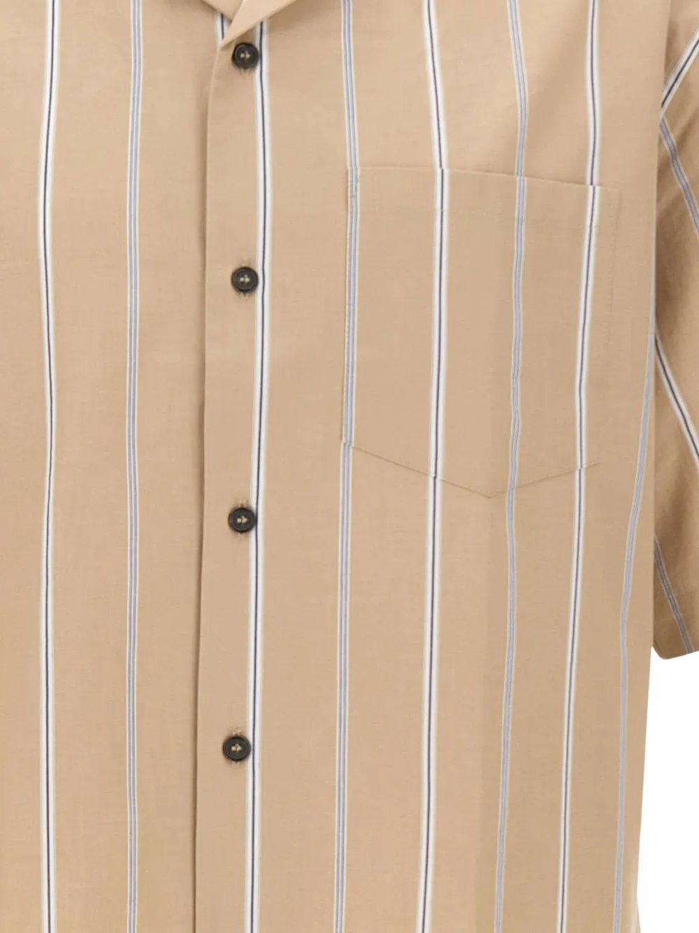 Paolo Pecora Gestreept T-shirt Beige