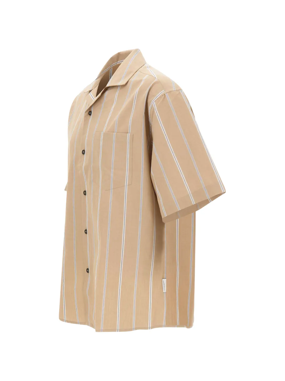 Paolo Pecora Gestreept T-shirt Beige