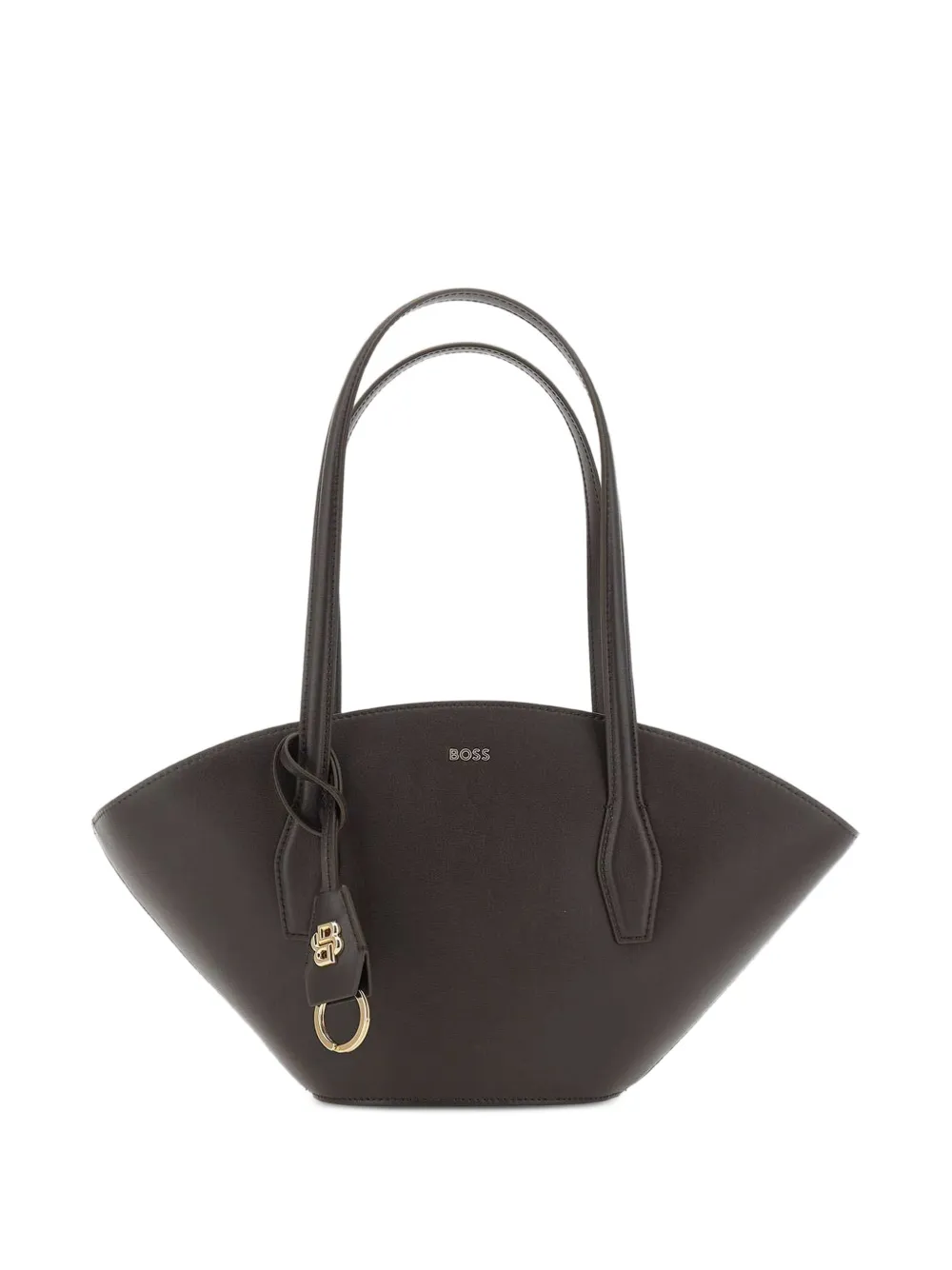BOSS logo shoulder bag - Marrone