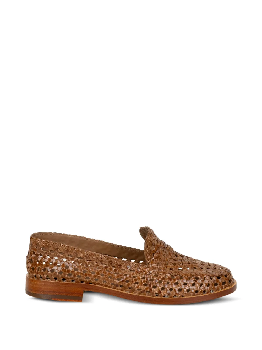 Zolfo interwoven loafers - Marrone