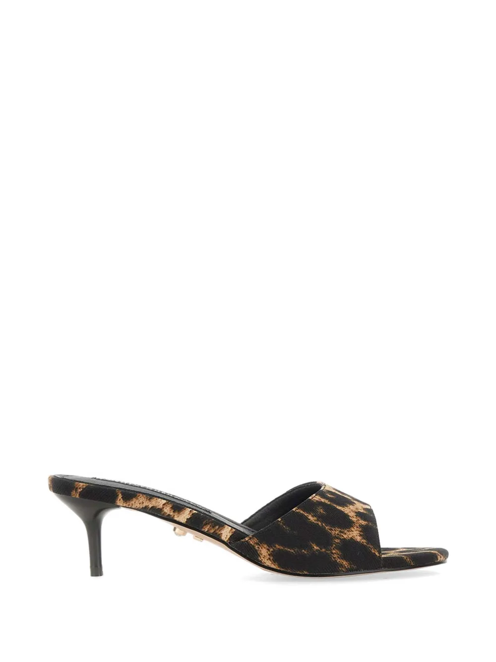 Twenty Four Haitch Tiwa Animal-print Mule Sandals In Neutral