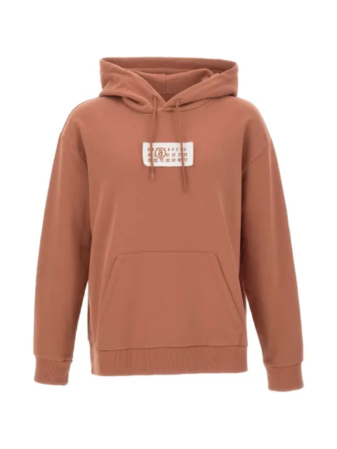 MM6 Maison Margiela logo-patch hoodie