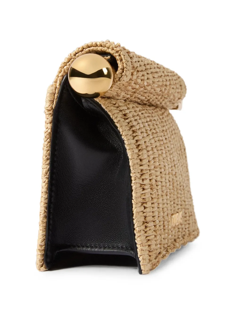 Jacquemus Kleine The Rond Carré clutch Beige