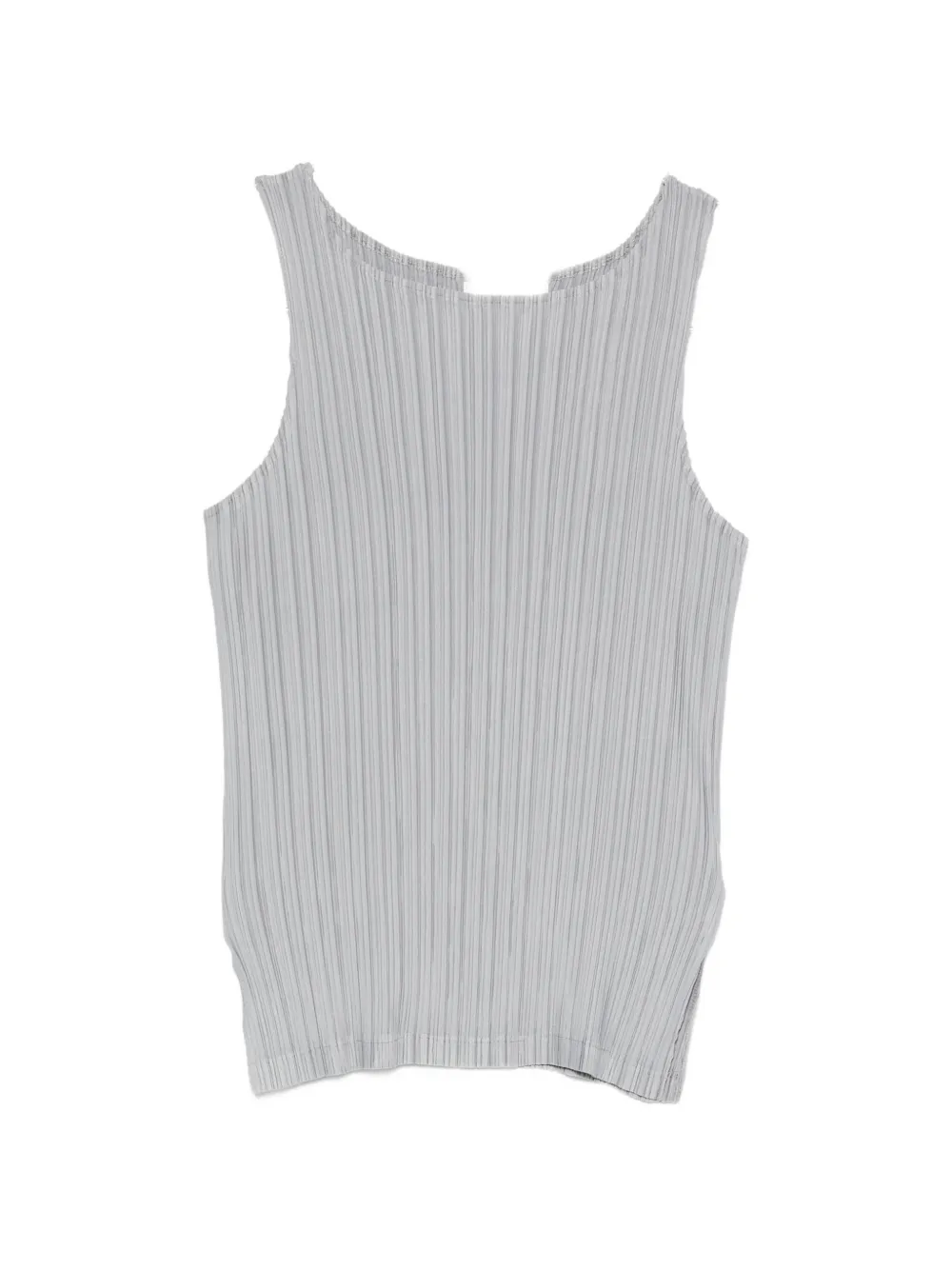 Gongdid Design plissé-effect sleeveless vest - Grigio