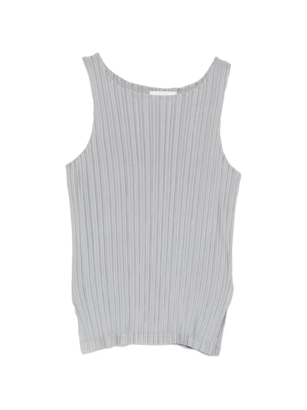Gongdid Design plissé-effect sleeveless vest - Grigio