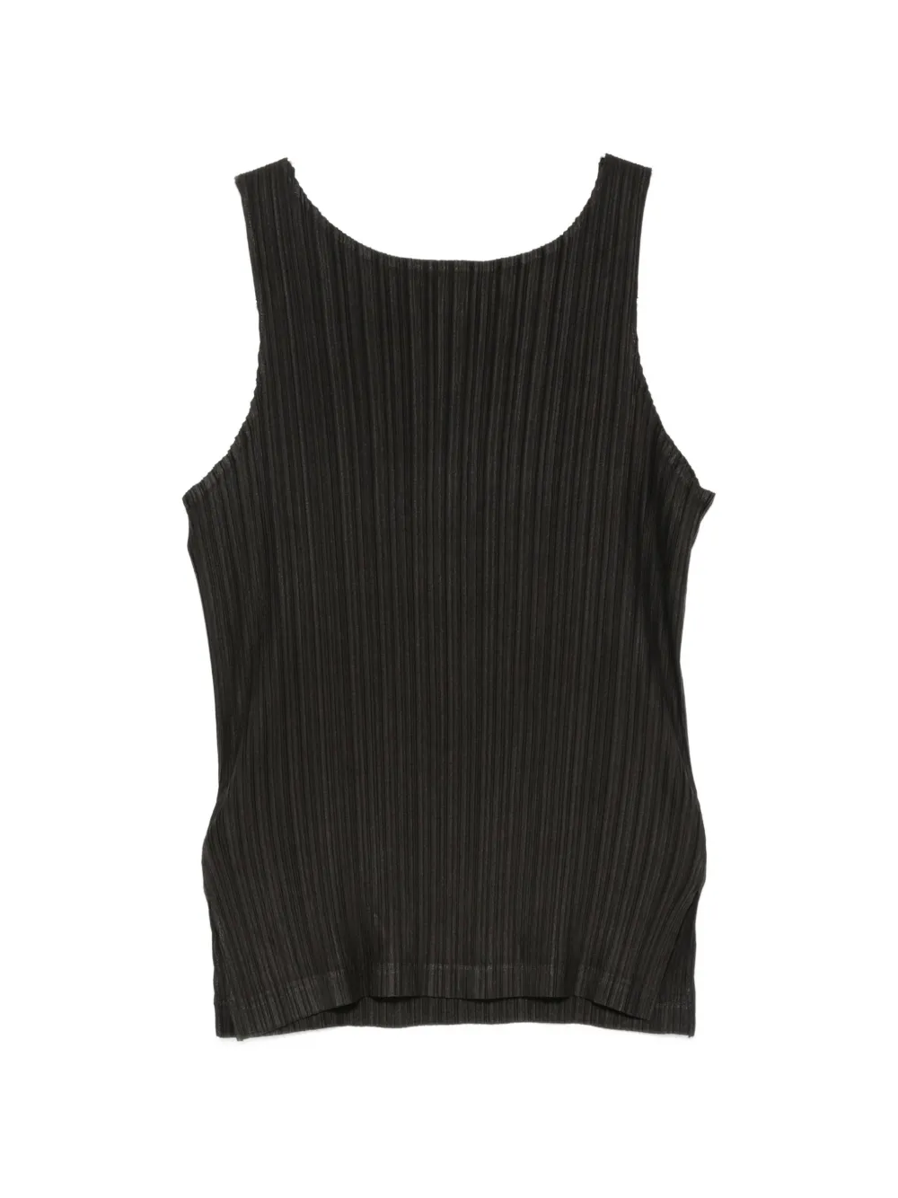 Gongdid Design plissé-effect sleeveless vest - Nero