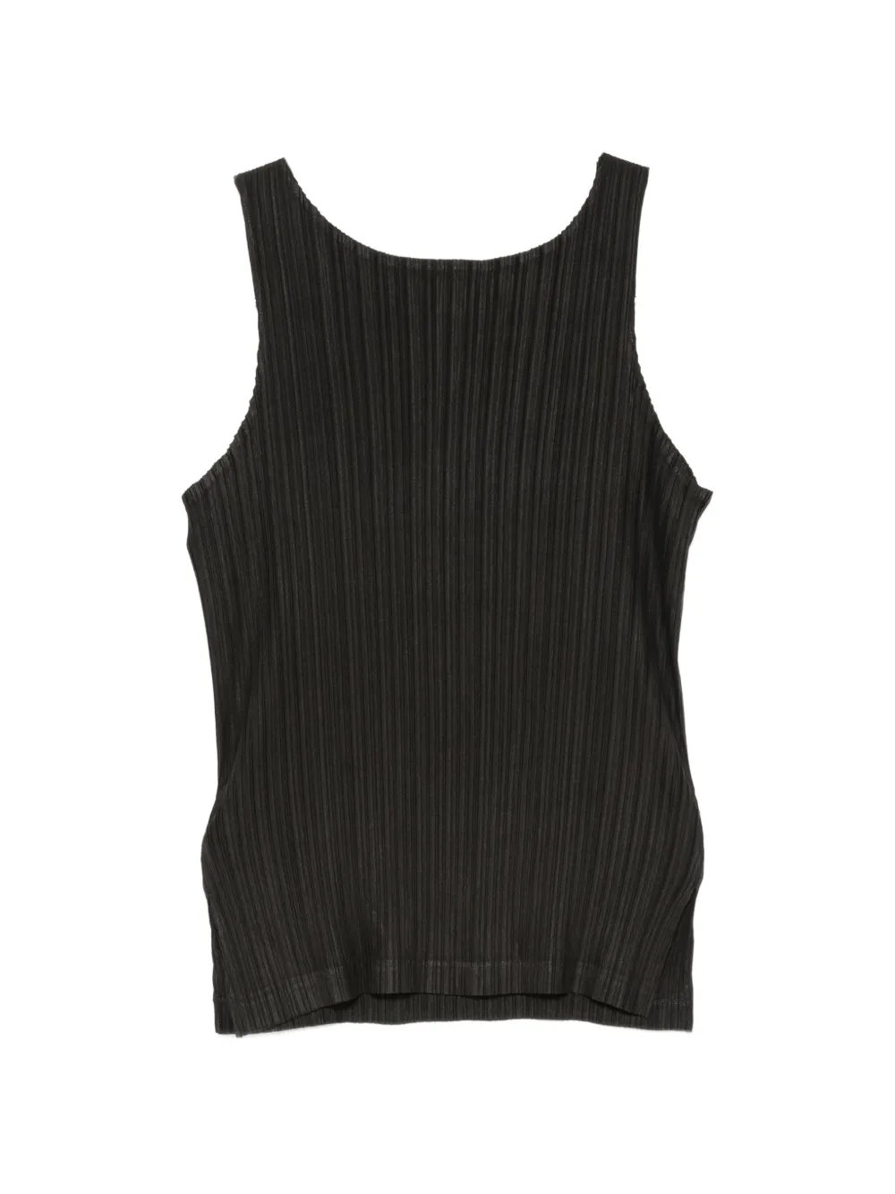 Gongdid Design plissé-effect sleeveless vest - Nero