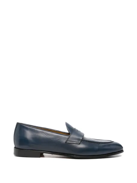CALPIERRE penny-slot leather loafers