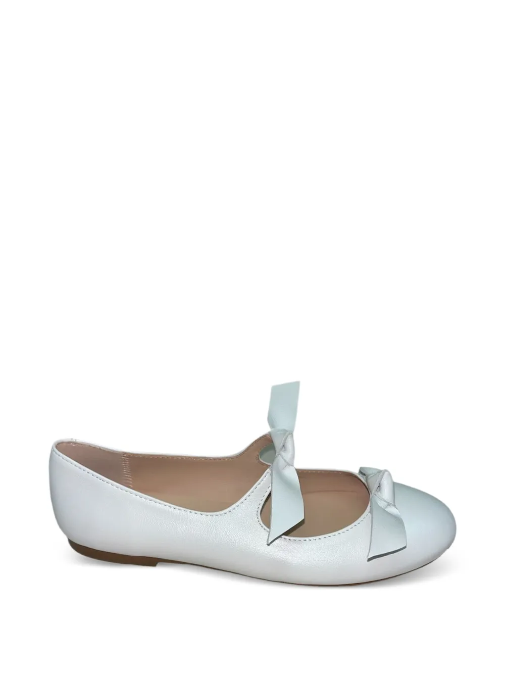 Eli1957 bow-detail pearlescent ballet flats Wit