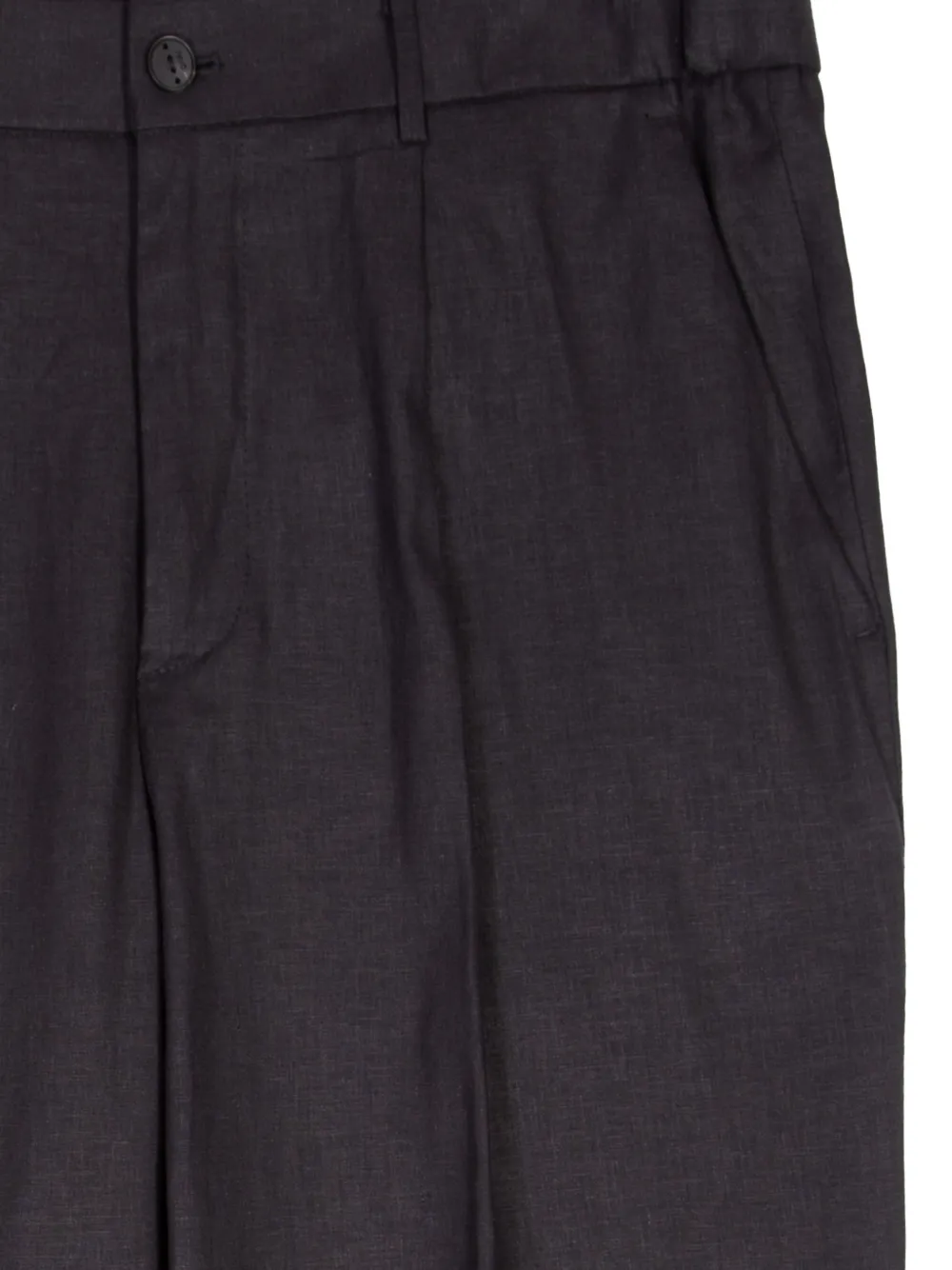 Hevo Torrecane plooibroek met elastische taille Zwart