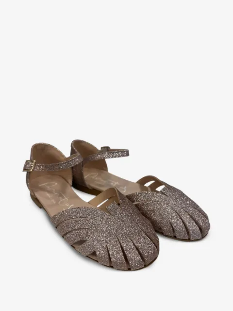 Eli1957   glitter-effect caged sandals