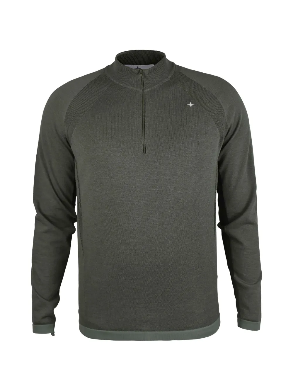 Stone Island Maglione con mezza zip - Verde