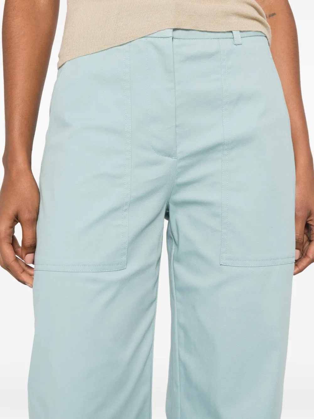 JOSEPH Jaber straight broek met opgestikte zak Blauw