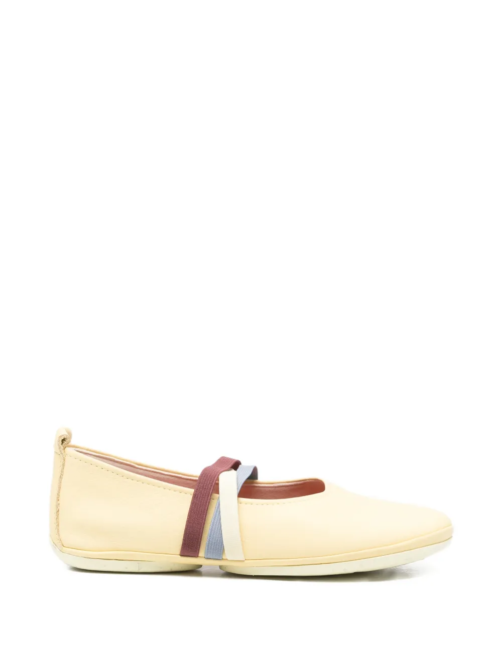Camper Twins elasticated-strap ballet flats - Giallo