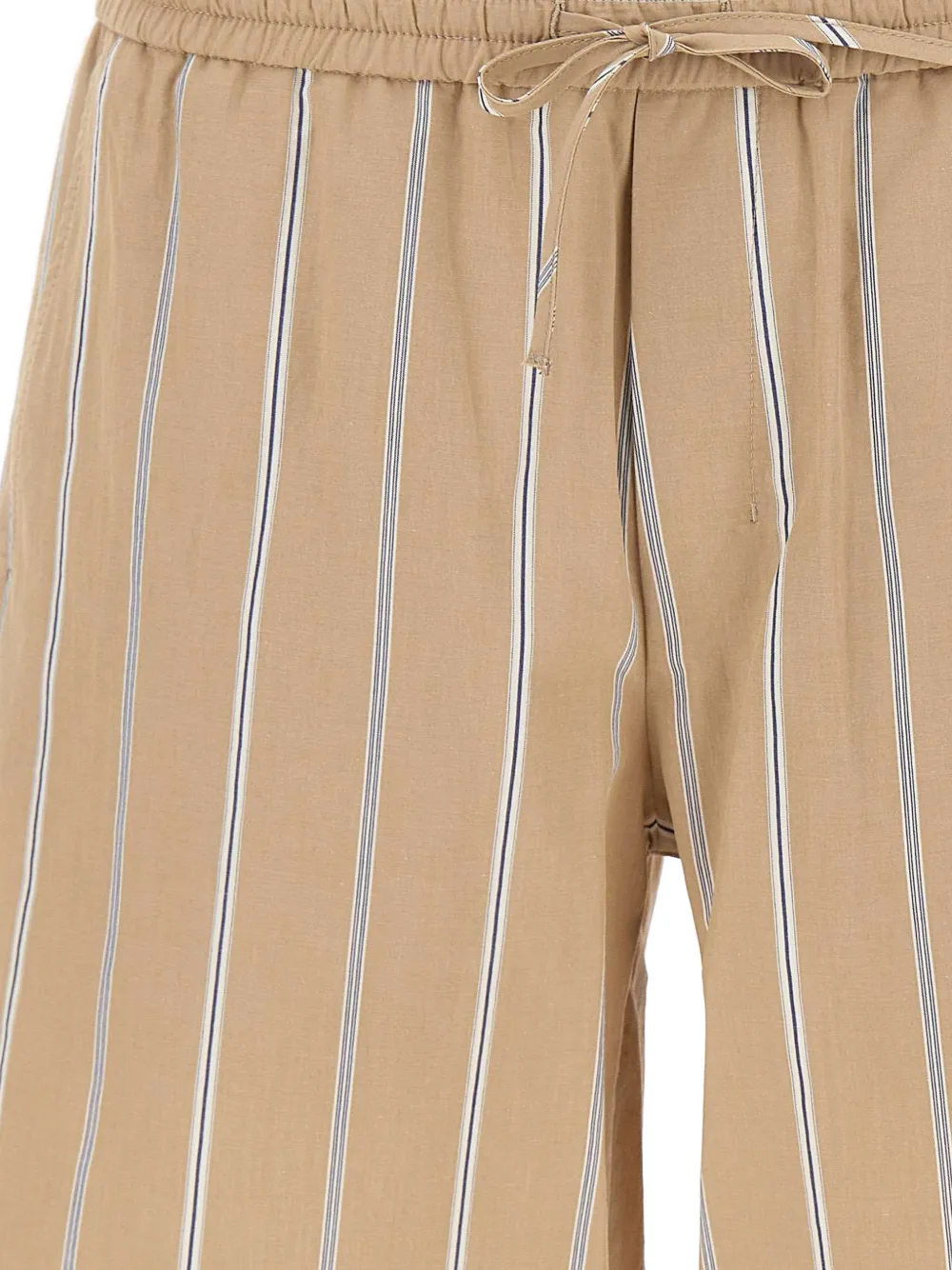 Paolo Pecora Gestreepte shorts Beige