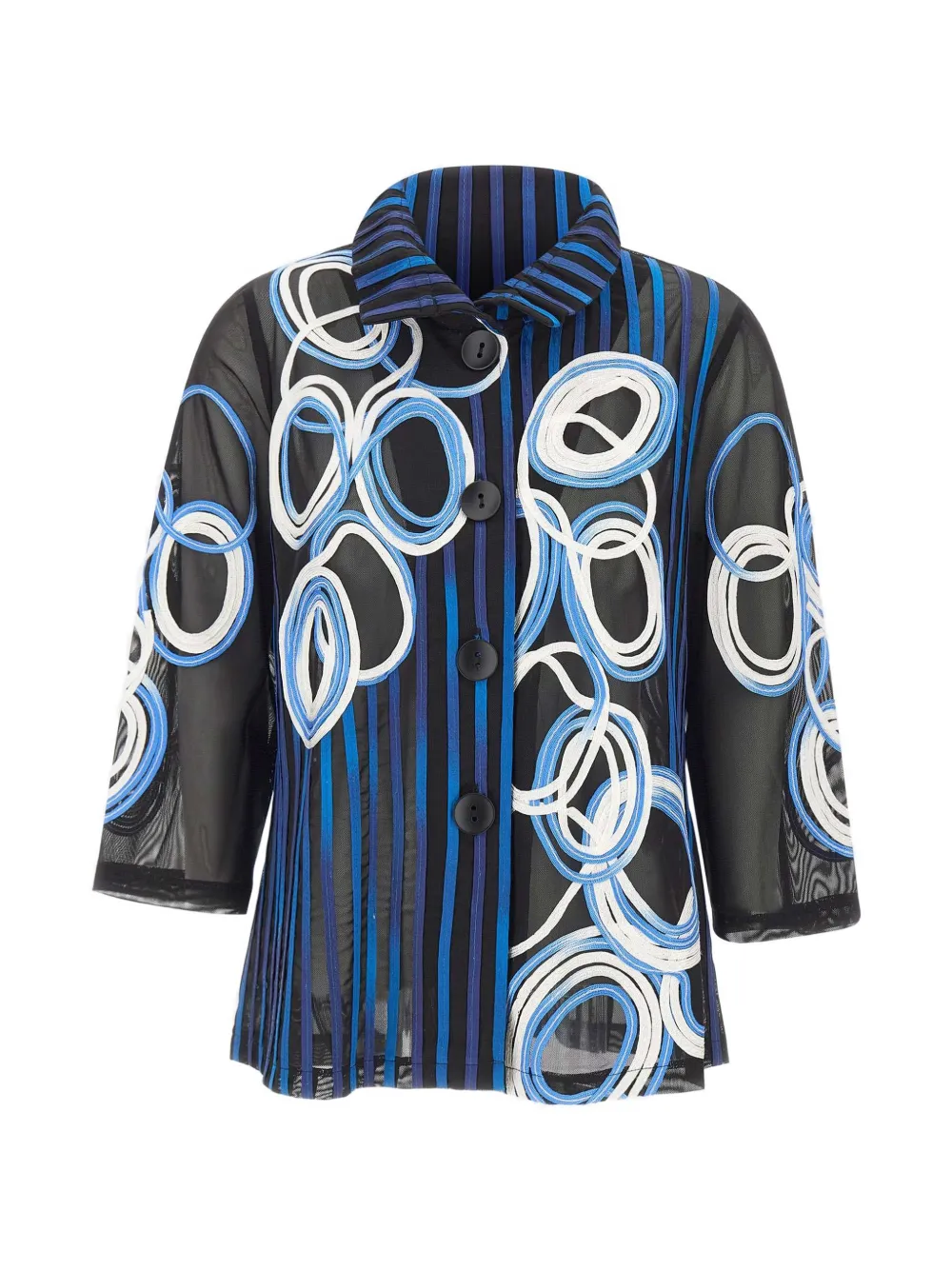 Joseph Ribkoff embroidered sheer blazer - Multicolore