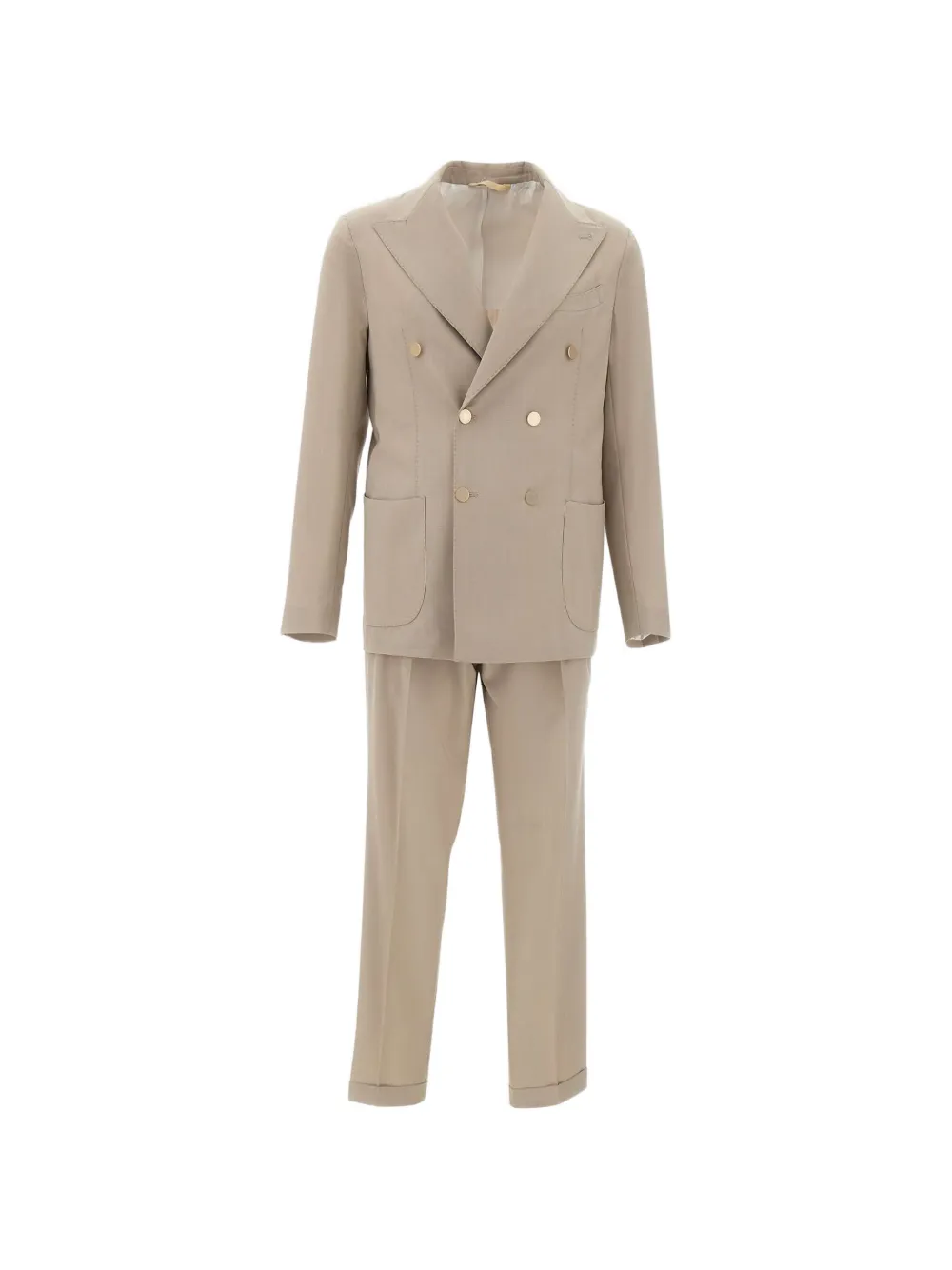 Briglia 1949 Taurasi double-breasted suit - Toni neutri