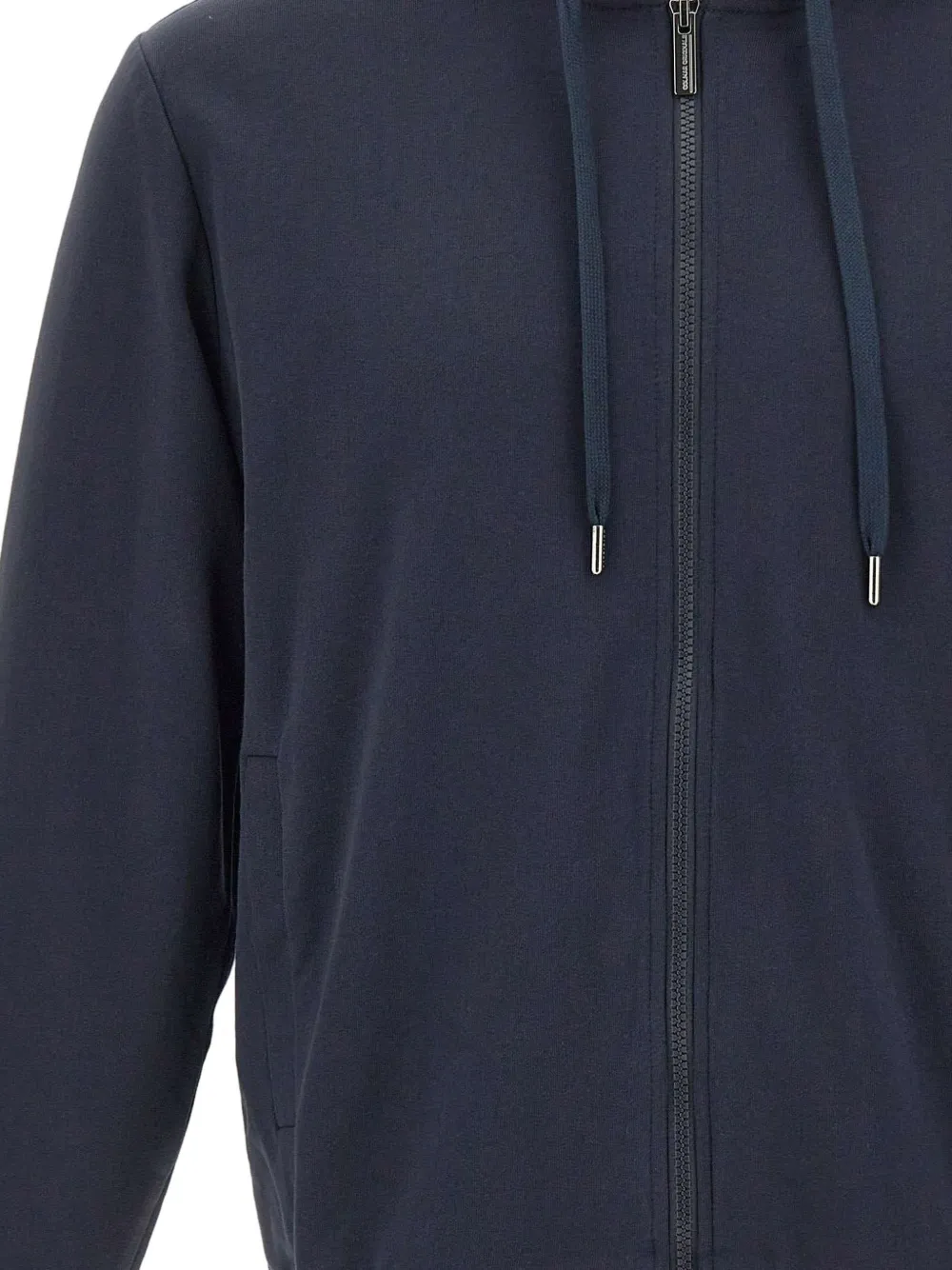 Colmar Jack met logopatch capuchon en rits Blauw