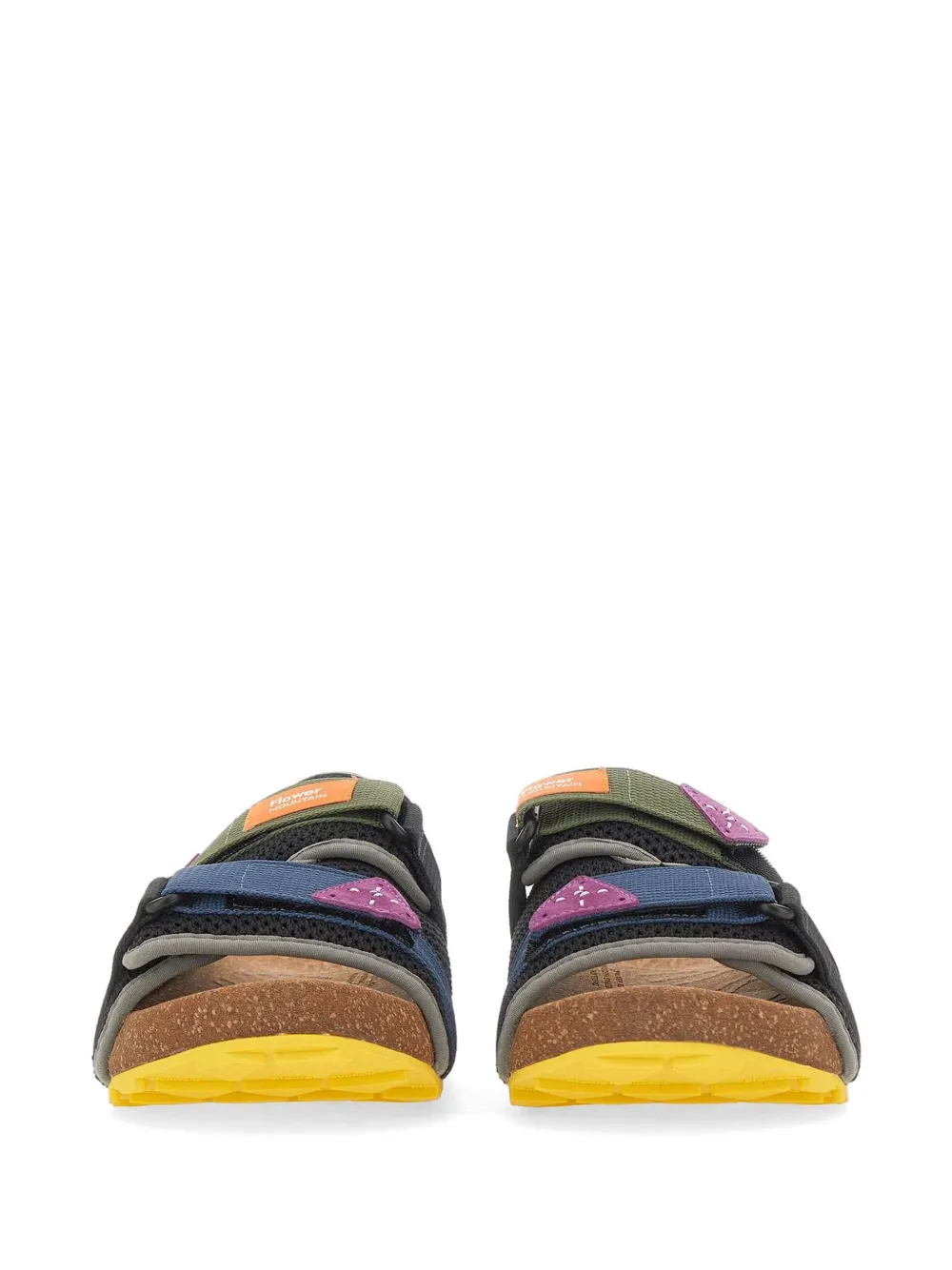 FLOWER MOUNTAIN Niwa touch-strap flat sandals Veelkleurig