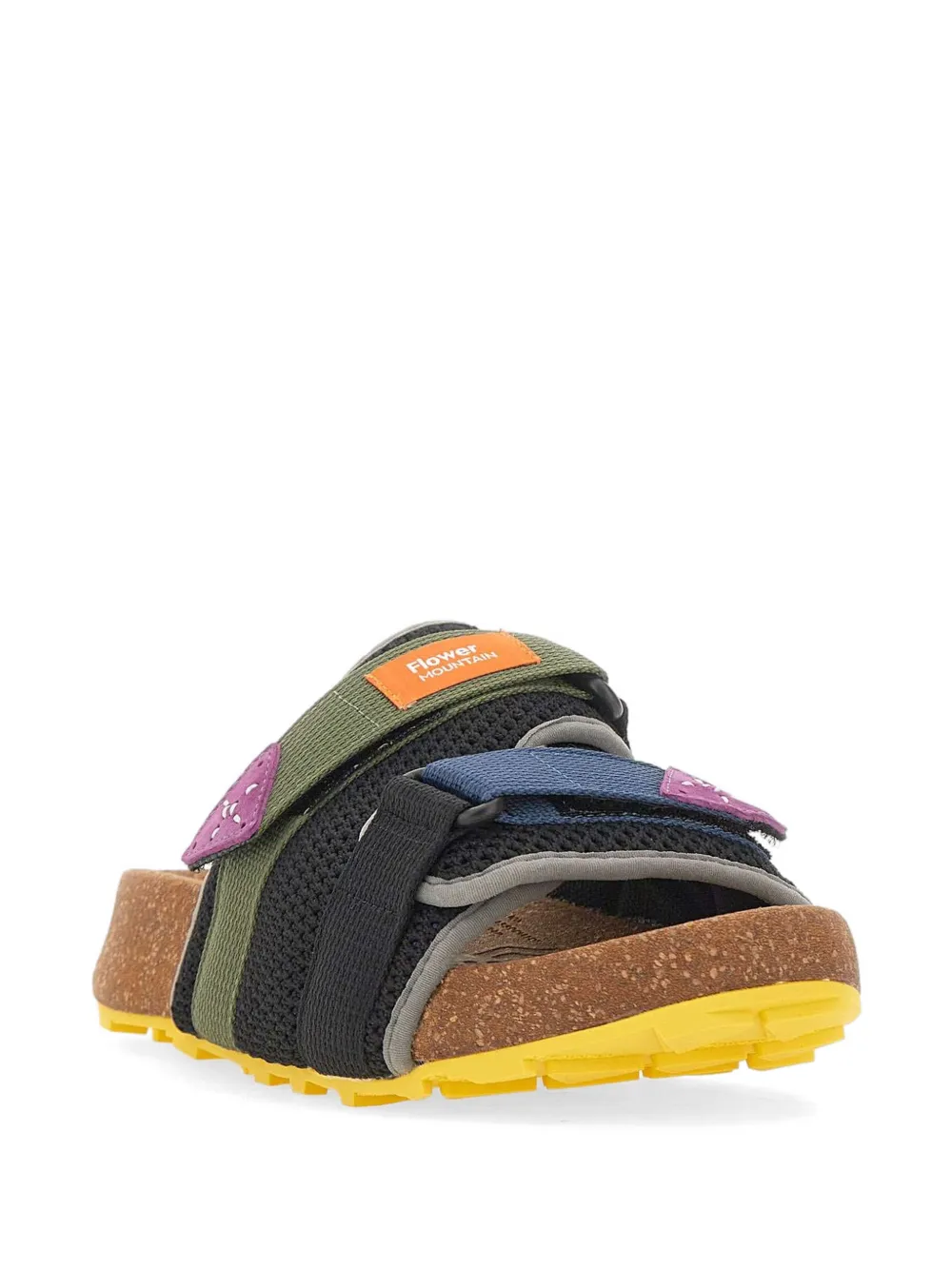 FLOWER MOUNTAIN Niwa touch-strap flat sandals Veelkleurig