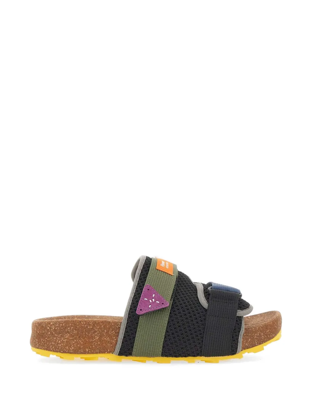 FLOWER MOUNTAIN Niwa touch-strap flat sandals Veelkleurig