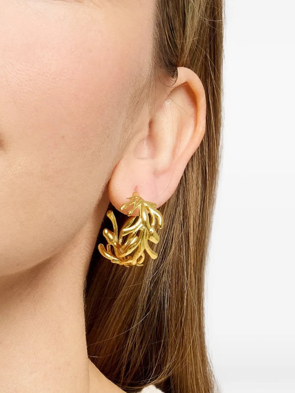  Ottoman Hands Pendientes De Aro Zephyr - Dorado 