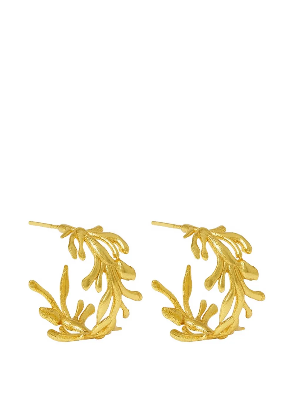Ottoman Hands Orecchini a cerchio Zephyr - Oro