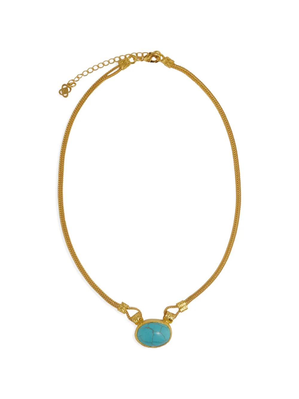 Ottoman Hands Collana a catena Daphne con turchese - Oro