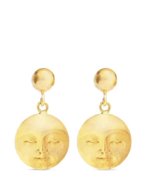 Ottoman Hands aretes Moon Face